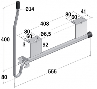 REAR DOOR HOLDER