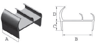 Uszczelka pcv do drzwi