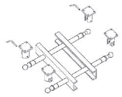 Kipper-kugelbolzen horizontal