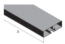 Deska 30 x 100 mm - osłony profilu przeciw rowerowego a1r7282