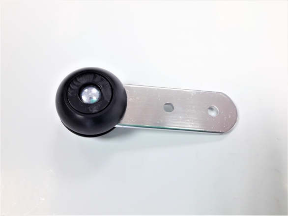 Side curtain roller (with 2 small wheels)