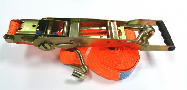 Belt with tensor and locking with draw belt fastener „ergo”