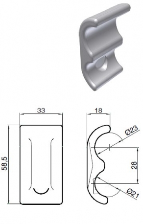 ZAMKNIĘCIE PODWÓJNEGO WYWROTU DO BURT ALUMINIOWYCH