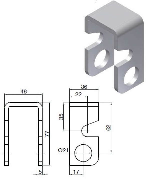 ZAMKNIĘCIE PODWÓJNEGO WYWROTU DO BURT ALUMINIOWYCH